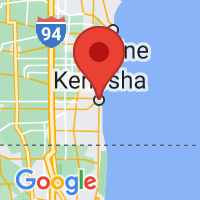Map of Kenosha WI US